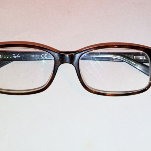 RAY BAN Unisex Vintage Eyeglasses Frames RB 5187 2445 Tortoise/Green - Picture 5 of 10